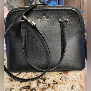 Kate Spade Dome satchel, black handbag/purse, small good condition